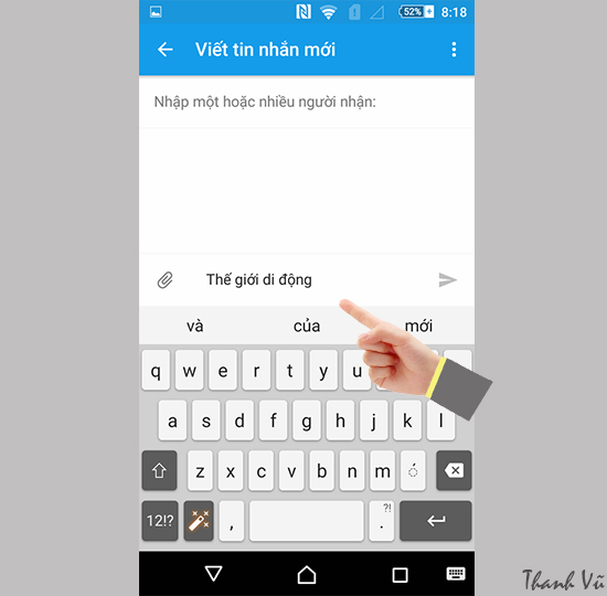 Go tieng viet tren Sony M5 Single Sim 8